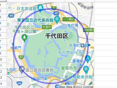 【GAS】Google Apps Scriptで地図上に線や円を描画する方法