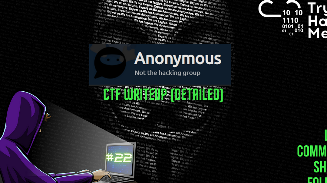 【TryHackMe】Anonymous Writeupでセキュリティスキルアップ