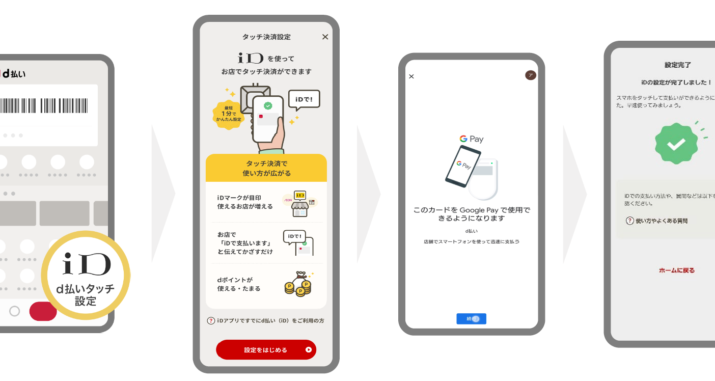 Google Payでdカードを使う方法【設定から支払いまで】